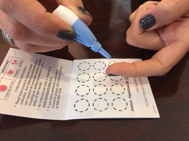 Thyroid Blood Spot Lab Test